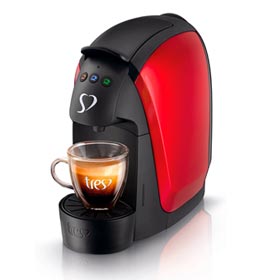 Máquina de Café Três Corações G4 Luna Vermelha para Café Espresso - 209113