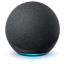 Echo (4" geração) Smart Speaker Amazon Casa Inteligente e Alexa - Preta