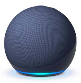 Echo Dot (5a geração) Smart Speaker com Alexa Amazon Azul