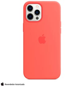 Capa para iPhone 12 Pro Max em Silicone Rosa Cítrico ? Apple ? MHL93ZE/A