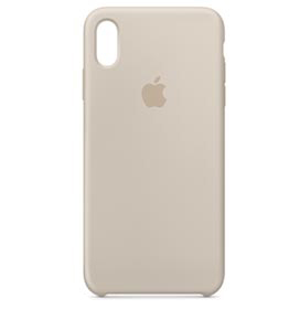 Capa para iPhone XS Max de Silicone Cinza Pedra - Apple - MRWJ2ZM/A