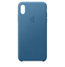 Capa Protetora para iPhone XS Max em Couro Azul Cape Cold - Apple - MTEW2ZM