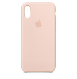 Capa para iPhone XS de Silicone Areia Rosa - Apple - MTF82ZM/A