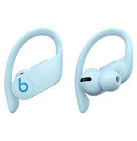 Fone de Ouvido Beats Power Beats Pro Bluetooth IPX4 Resistente ao Suor e à Água Azul Claro