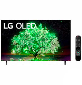 Smart TV 4K LG OLED 55" com Inteligência Artificial ThinQ AI, Google Alexa e Wi-Fi - OLED55A1PSA