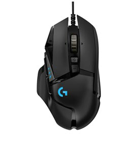 Mouse Óptico para Jogos com RBG Ajustável Preto - Logitech - G502