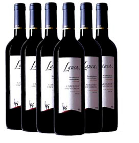 Kit com 06 Unidades de Vinho Tinto Lauca Wines Cabernet Sauvignon 2019 com 750ml