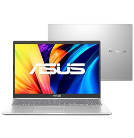 Notebook ASUS Vivobook 15, Intel Core i3 1115G4, 8GB, 512GB SSD, Tela Full HD, 15,6", Silver - X1500EA-EJ3667W